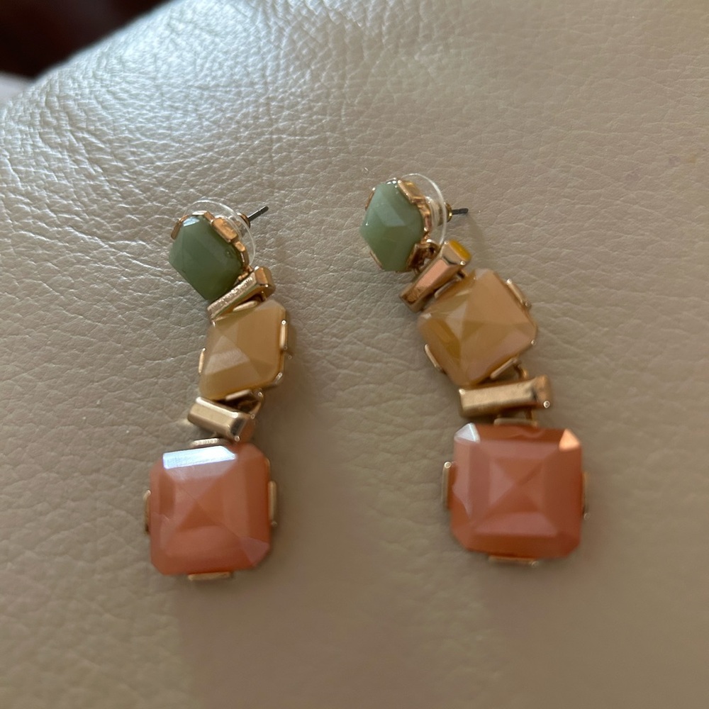 Elegant Multicolor Geometric Earrings
